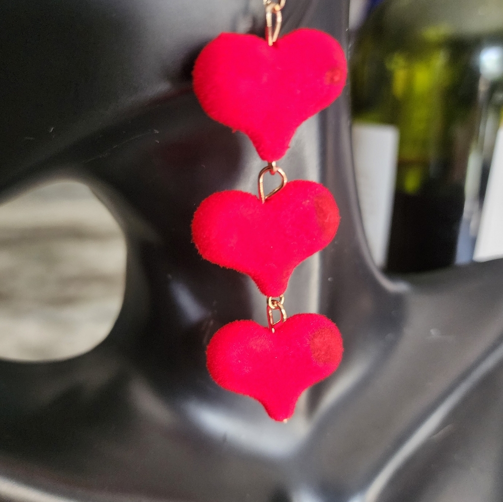 Love red earrings